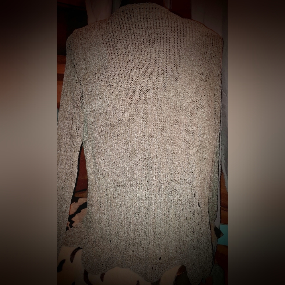 Ball of Cotton Cardigan Set, Natural Sage, Lg - Picture 3 of 5